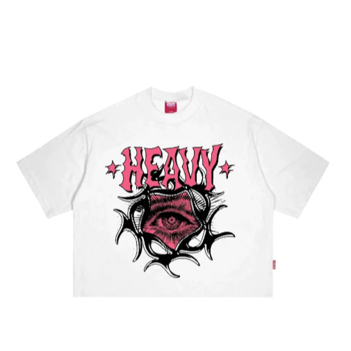 T-Shirt Boxy Fit 22s | EYES | WHITE