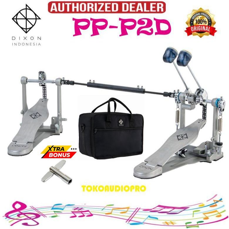 Double Pedal Drum Dixon PP-P2D Double Pedal Drum Dixon ppp2d Dixon PPP-2D
