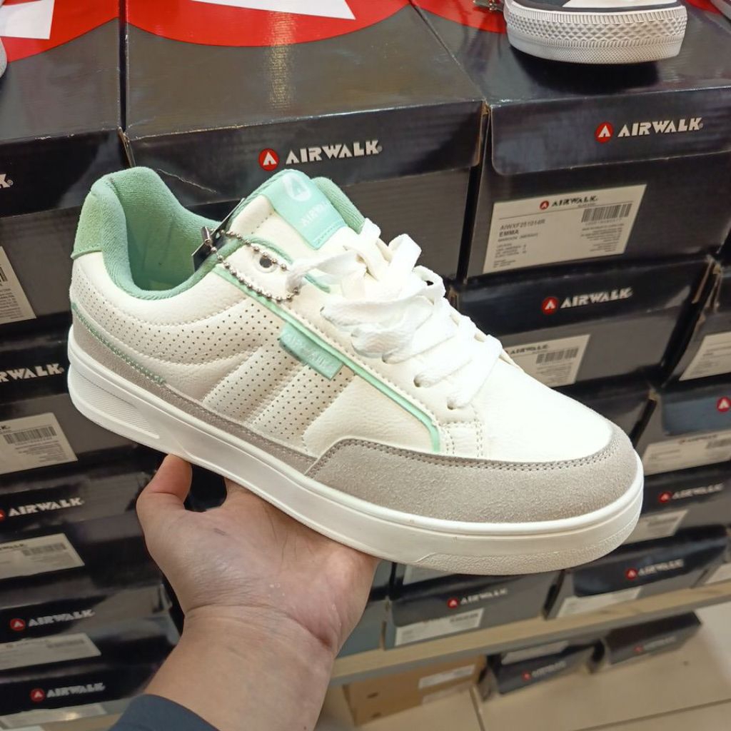 AIRWALK CASUAL wanita era white-green