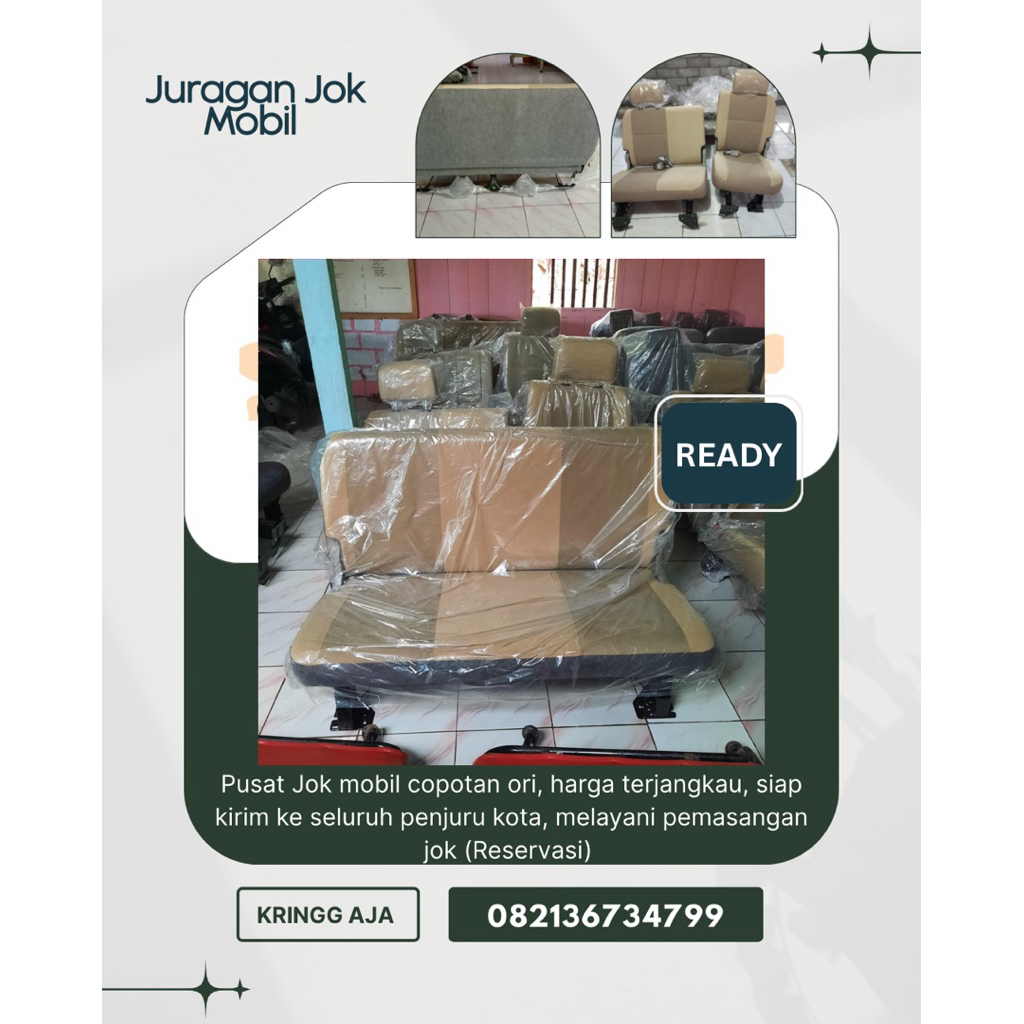 Jok mobil copotan ori APV | Kijang Panther espass kuda zebra katana Ferosa modif murah