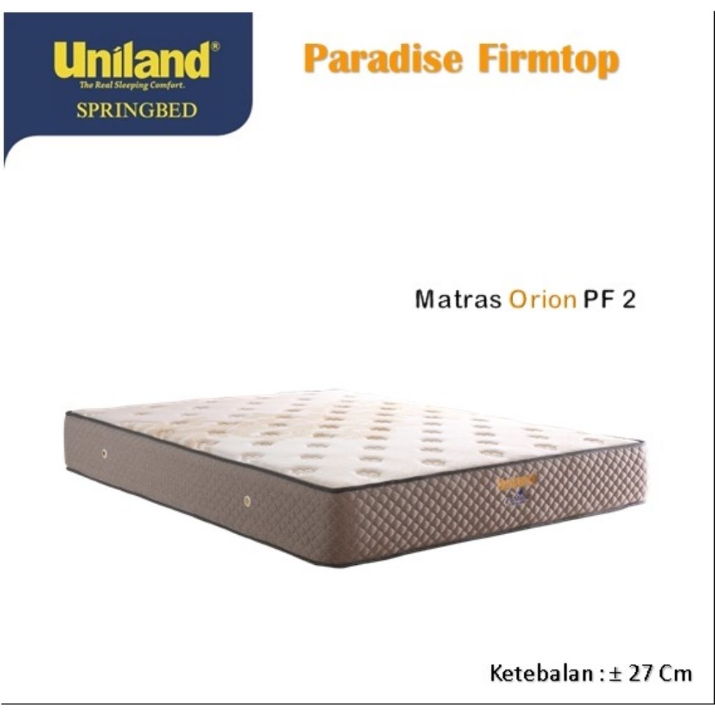 Matrass uniland springbed paradise / matrass kasur paradise 27 cm
