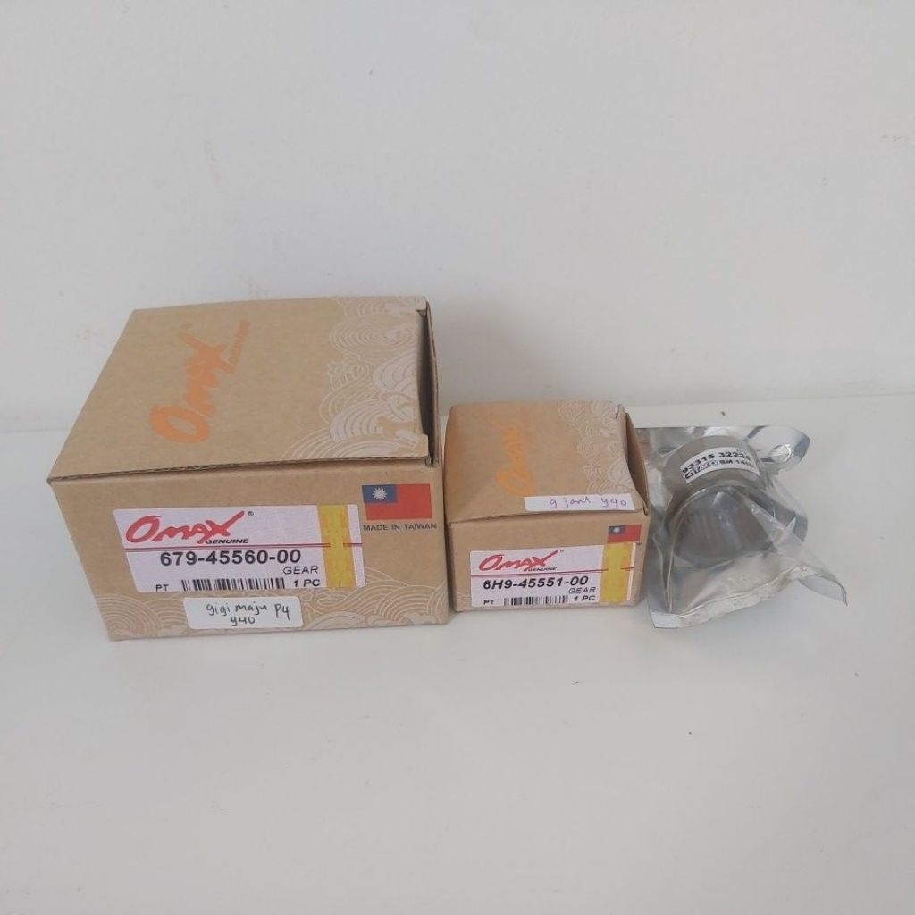 Gigi maju Yamaha 40pk, gigi jantung Yamaha 40pk dan bearing Yamaha 40pk