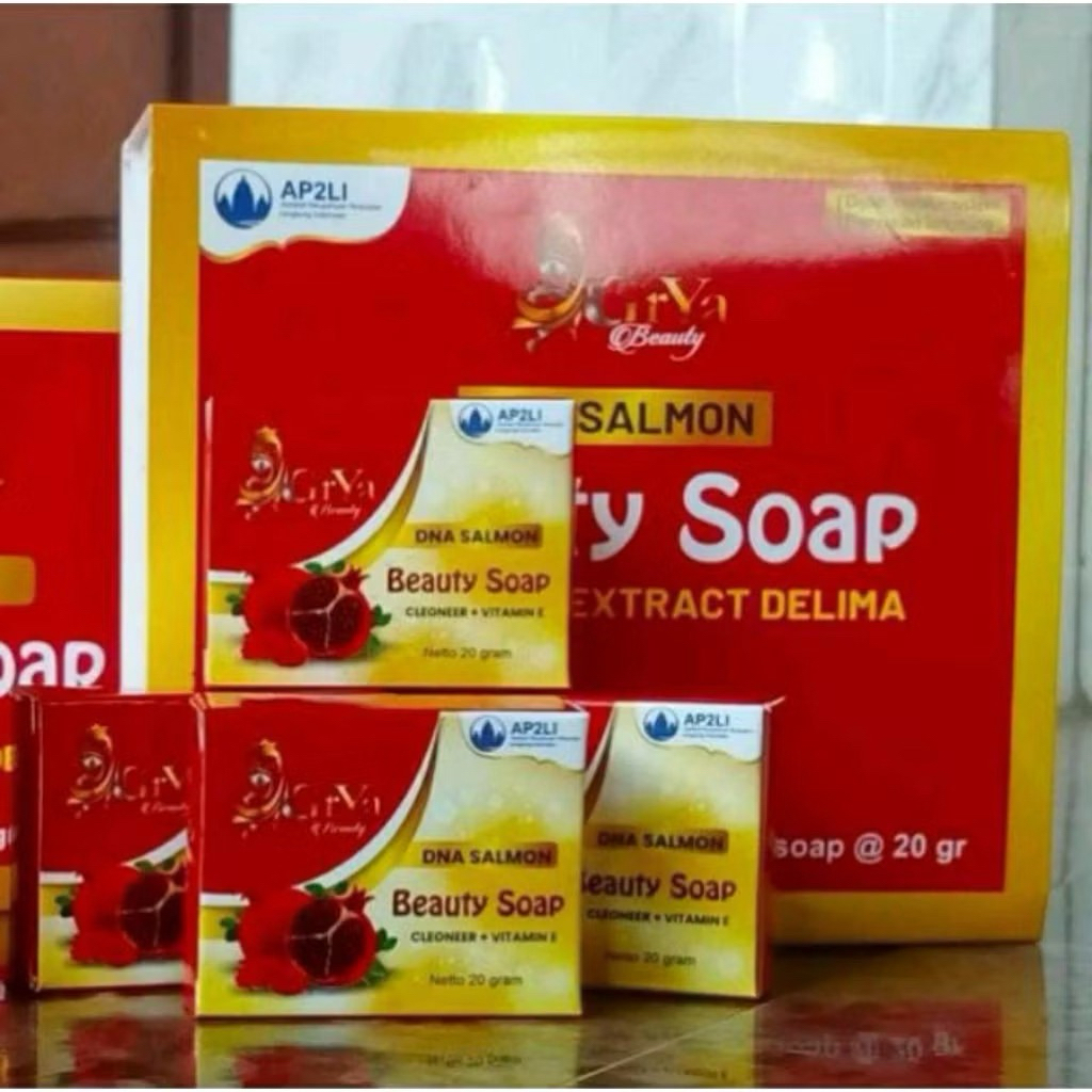GRYA BEAUTY DNA Salmon Soap (SABUN GRYA KEMASAM 20GR)