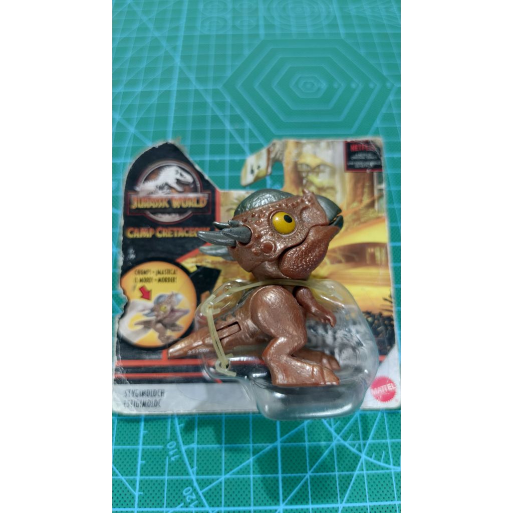 Jurassic World Snap Squad Stygimoloch Mini Figure Original Mattel Dino