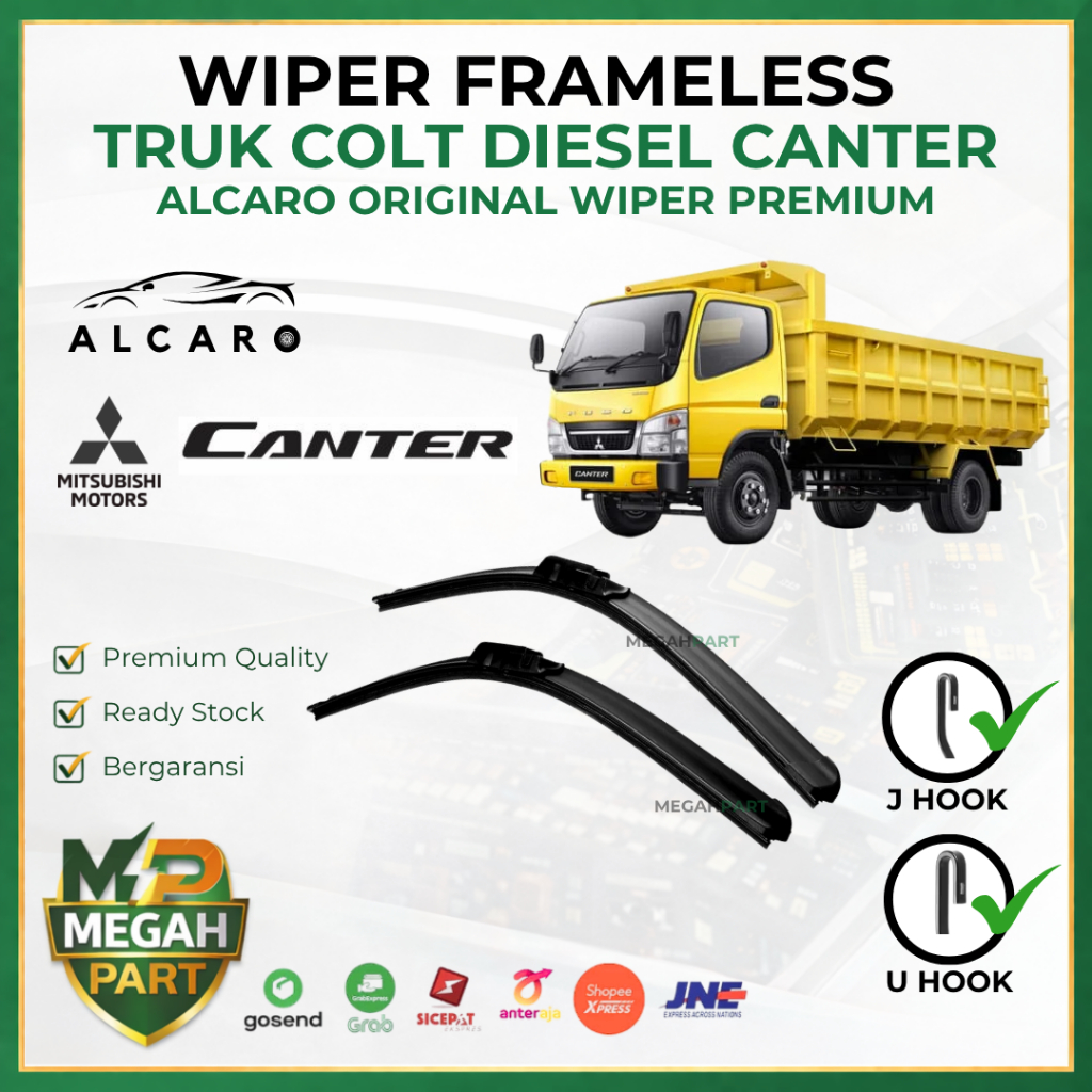 Wiper Frameless Truk Colt Diesel CANTER Original Alcaro - Wiper Truk CANTER Colt Diesel - Wiper CANT