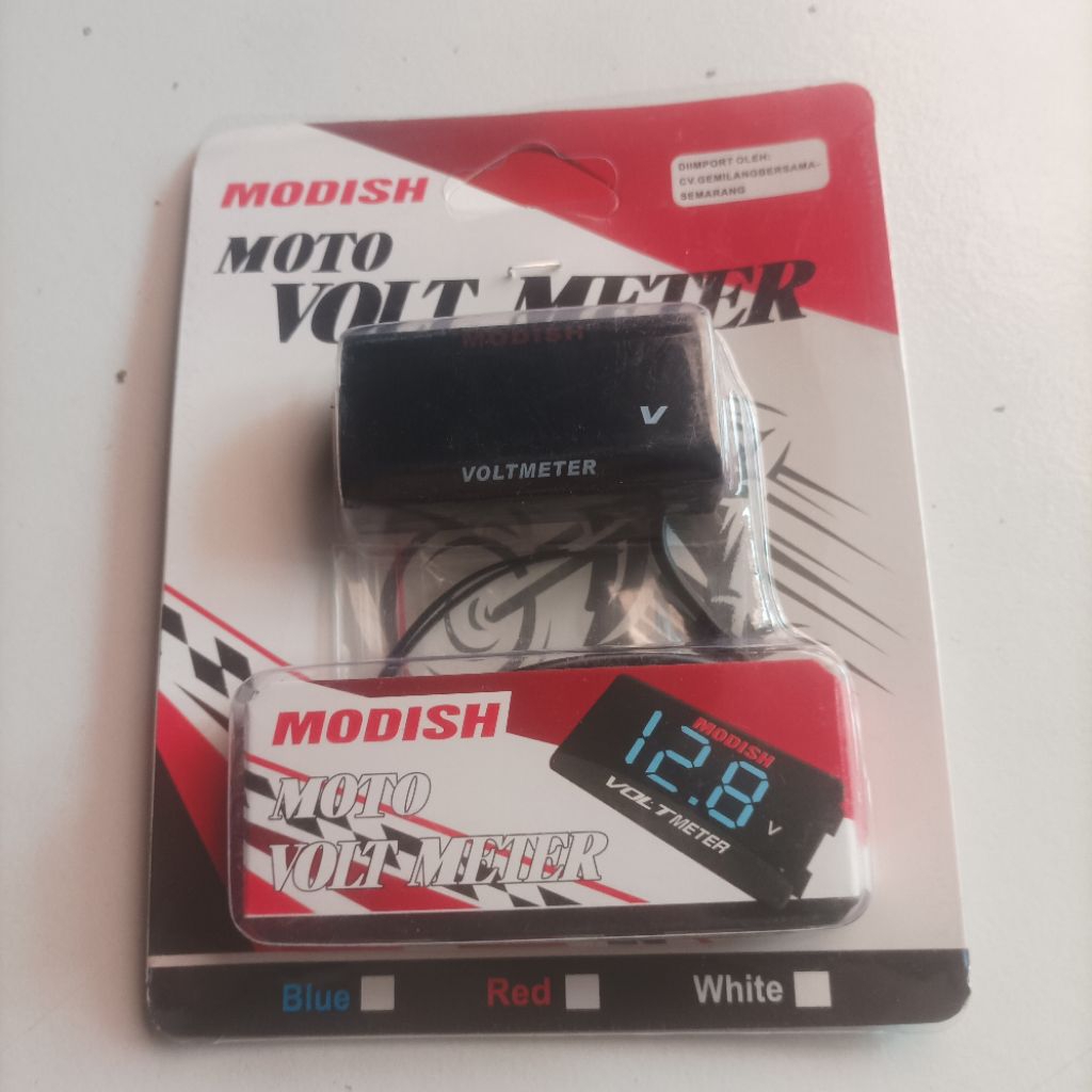 Voltmeter aki 12V Motor MODISH | voltmeter motor volt meter voltmeter