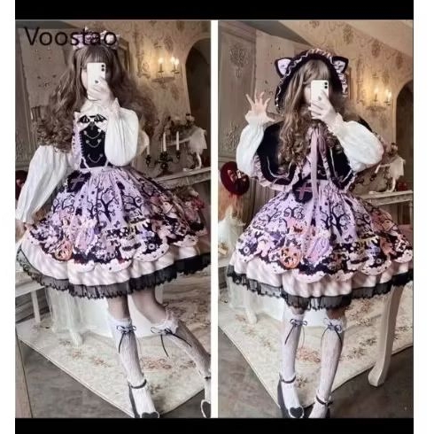 Lolita gothic hallowen / lolita dress / dark lolita / kawaii dress