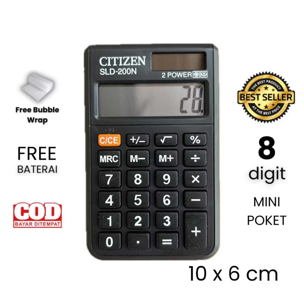 CITIZEN KALKULATOR MINI SAKU 8 DIGIT