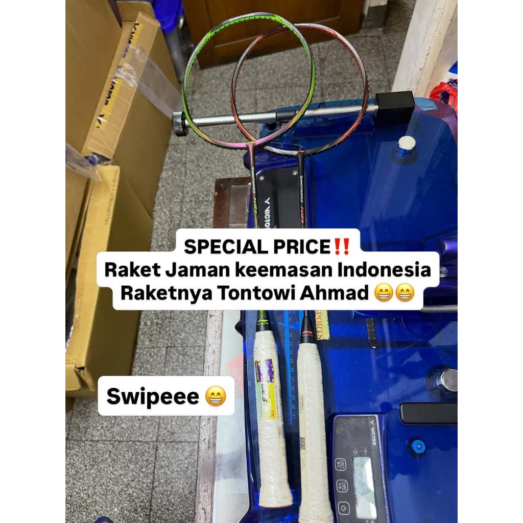 Raket Badminton LINING Turbocharging N9 II / Turbo Charging N9II ORIGINAL