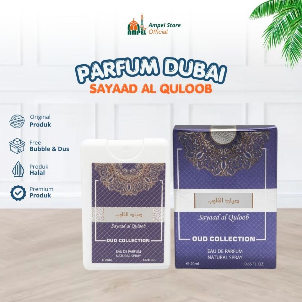 Parfum Dubai Pocket SAYAAD AL QULOOB 20ml Ard Al Zaafaran Minyak Wangi Tahan Lama