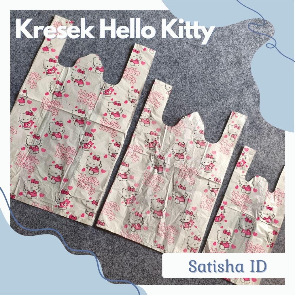 Kantong Kresek motif Hello Kitty karakter Hello Kitty