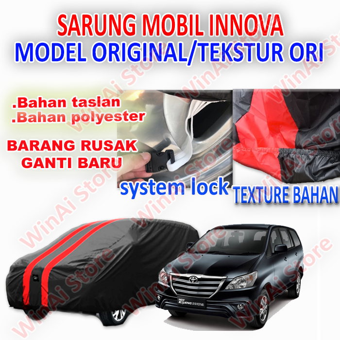 COVER SARUNG MOBIL/PENUTUP MOBIL INNOVA TAHUN 2004-2015