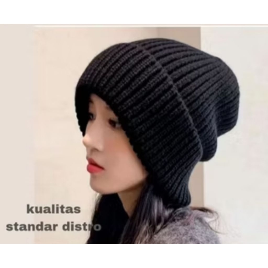 kupluk rajut Bromo hangat tebal Doble topi winstoper gunung kupluk rajut hiking camping topi rajut