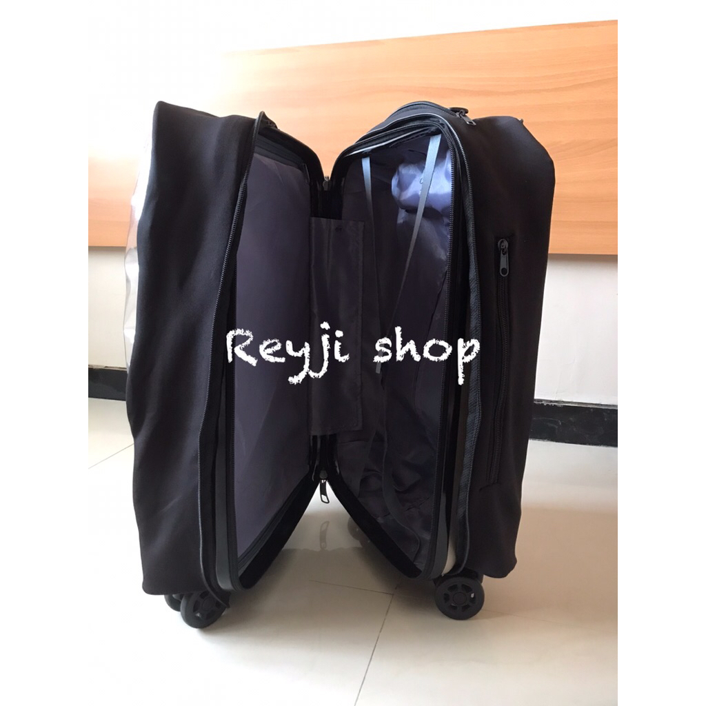 Luggage cover / sarung koper mika / pelindung koper mika buka tengah / cover koper
