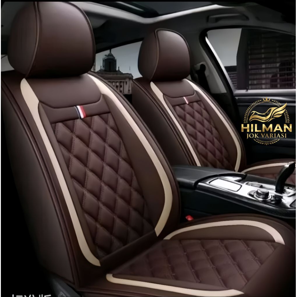 Sarung jok mobil Avanza 1.5 G tahun 2022-2024 Fullset depan sampai belakang 3baris bahan Ferrari