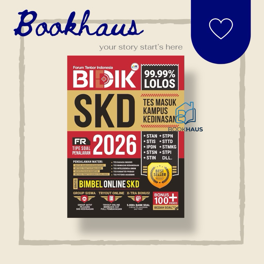 BUKU BIDIK SEKOLAH KEDINASAN SKD 2026