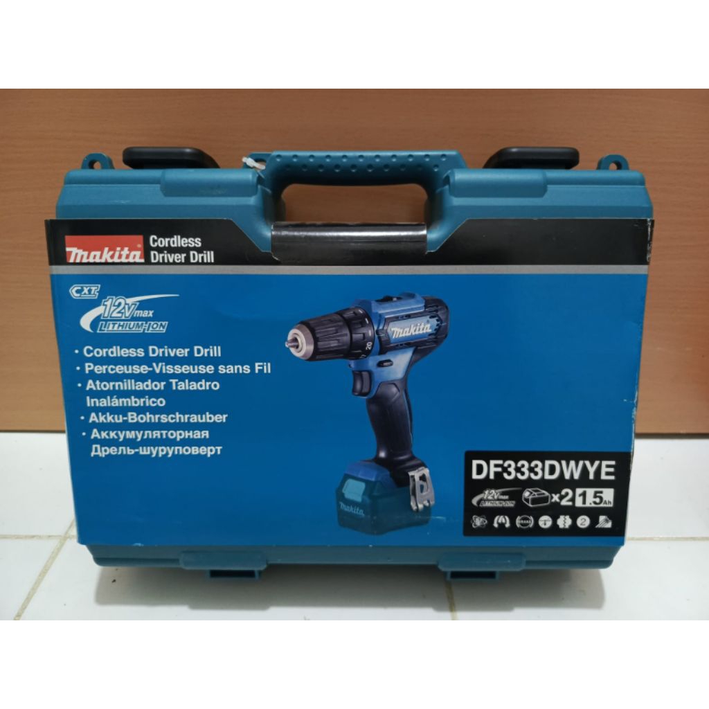 MAKITA Bor Cas 12V 10mm DF333DWYE Original