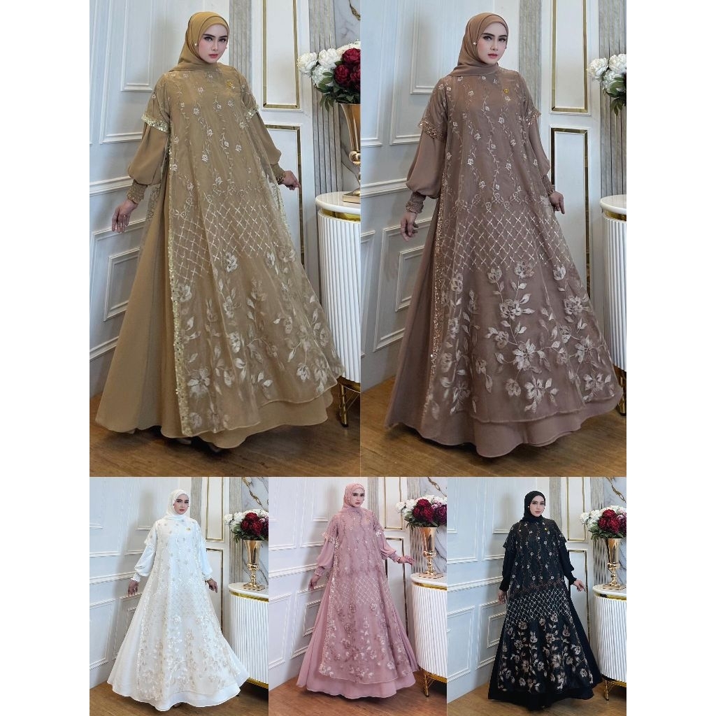 ADHA SET BY NINONA GAMIS SET HIJAB