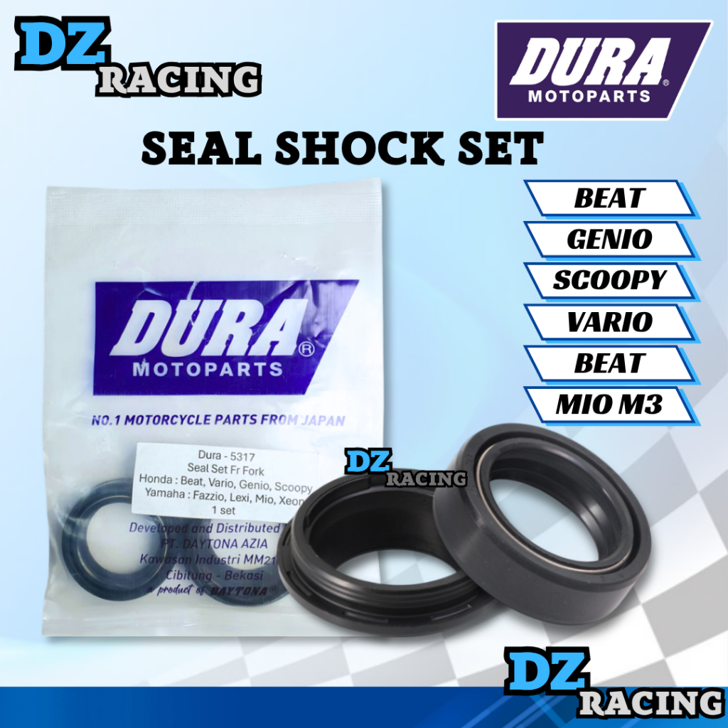 Dura Seal Set FR Seal Shock+Abu Beat, Genio, Supra, Scoopy, Product by Daytona, Product by Daytona