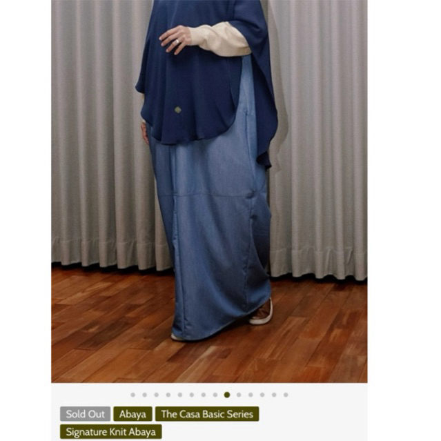 PL Itsar Syari Casa Knit Abaya