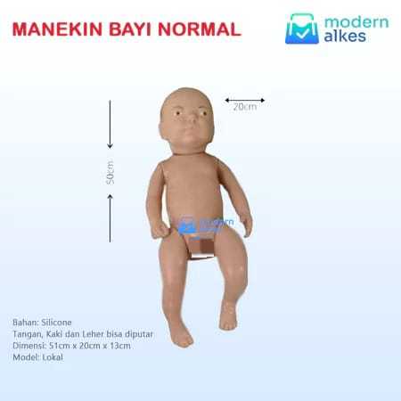 Manekin bayi normal / phantom manikin bayi resusitasi