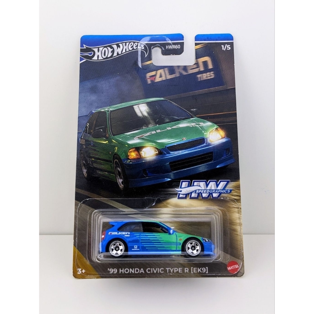 Hot Wheels Honda Civic Type R (EK9) Falken