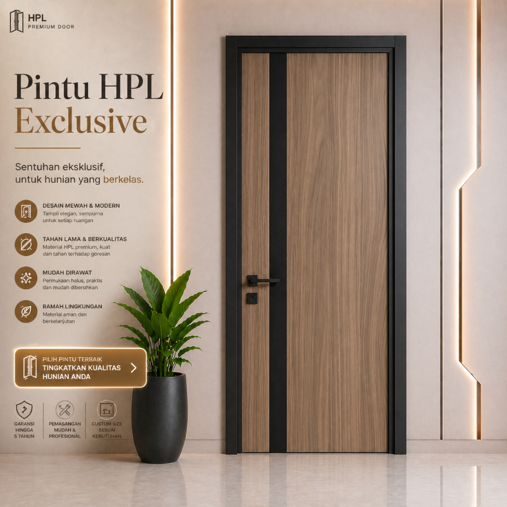 Pintu HPL Exclusive - Bikin Rumah Jadi Lebih Cantik