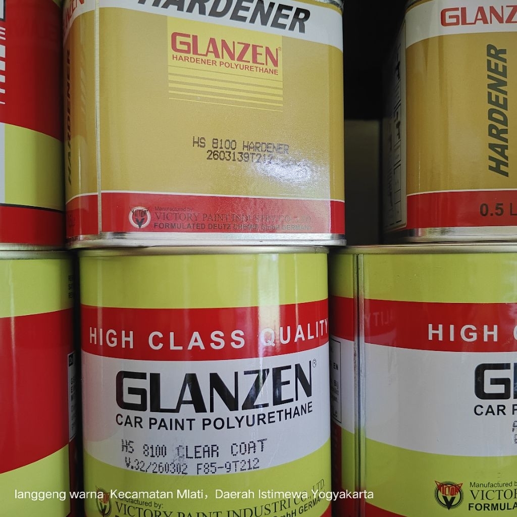 Pernis Glanzen HS 8100 Clear Coat 2:1 (Pengganti Blinken)