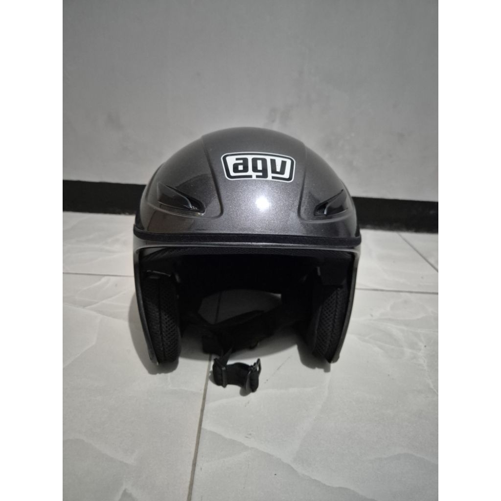 Helm Half face AGV Planet original bekas berkualitas mulus