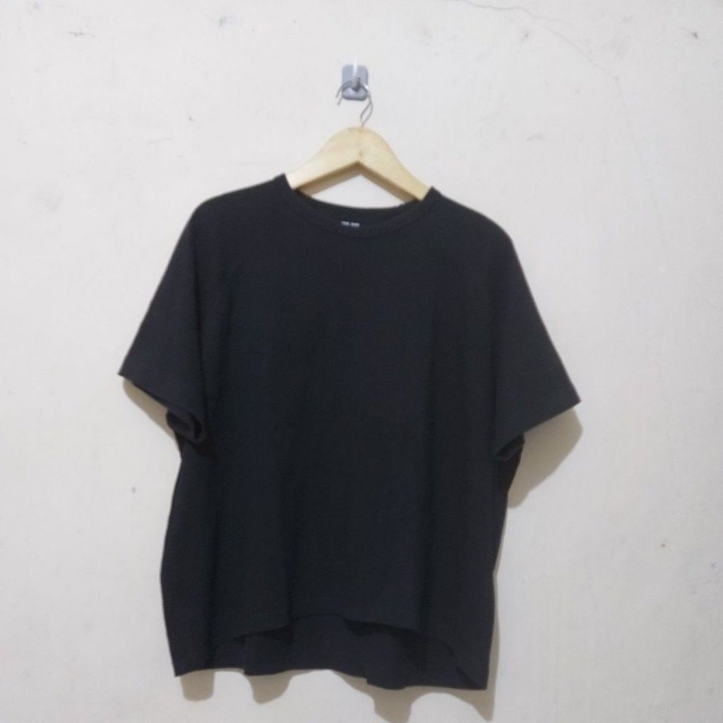 SALE Tshirt katun oversize crew neck untuk wanita MUJI*F