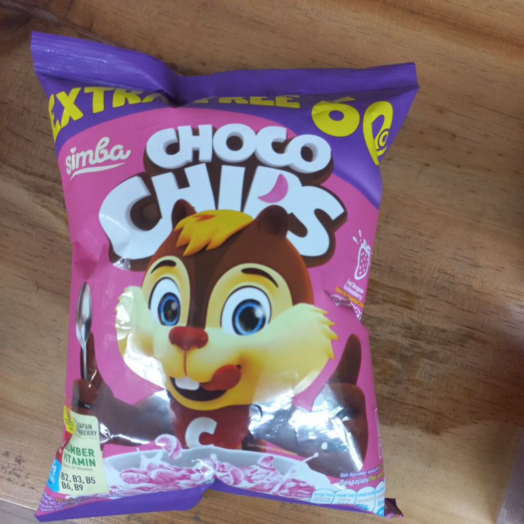 Simba Choco Chips Strawberry Bag