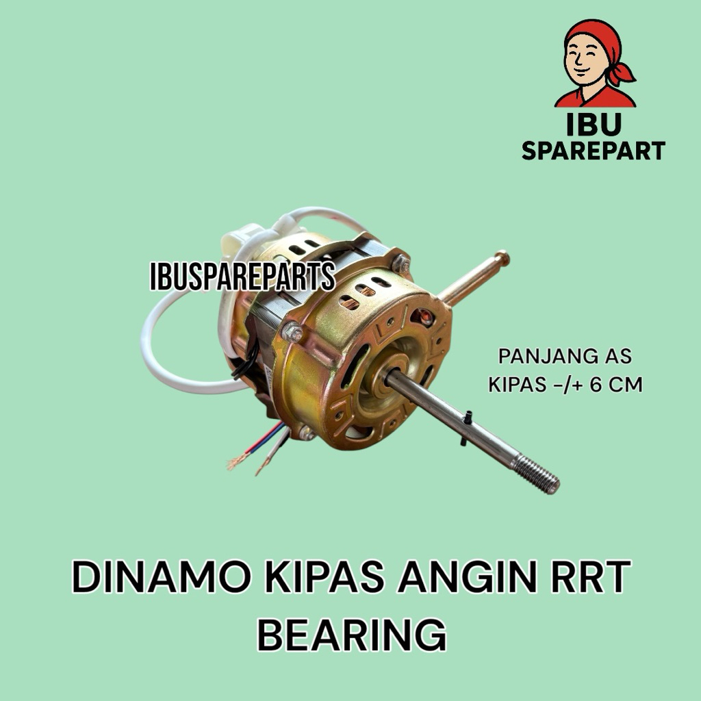 DINAMO KIPAS ANGIN GMC BEARING / DINAMO KIPAS ANGIN SANEX BEARING / MOTOR KIPAS ANGIN BEARING CHINA