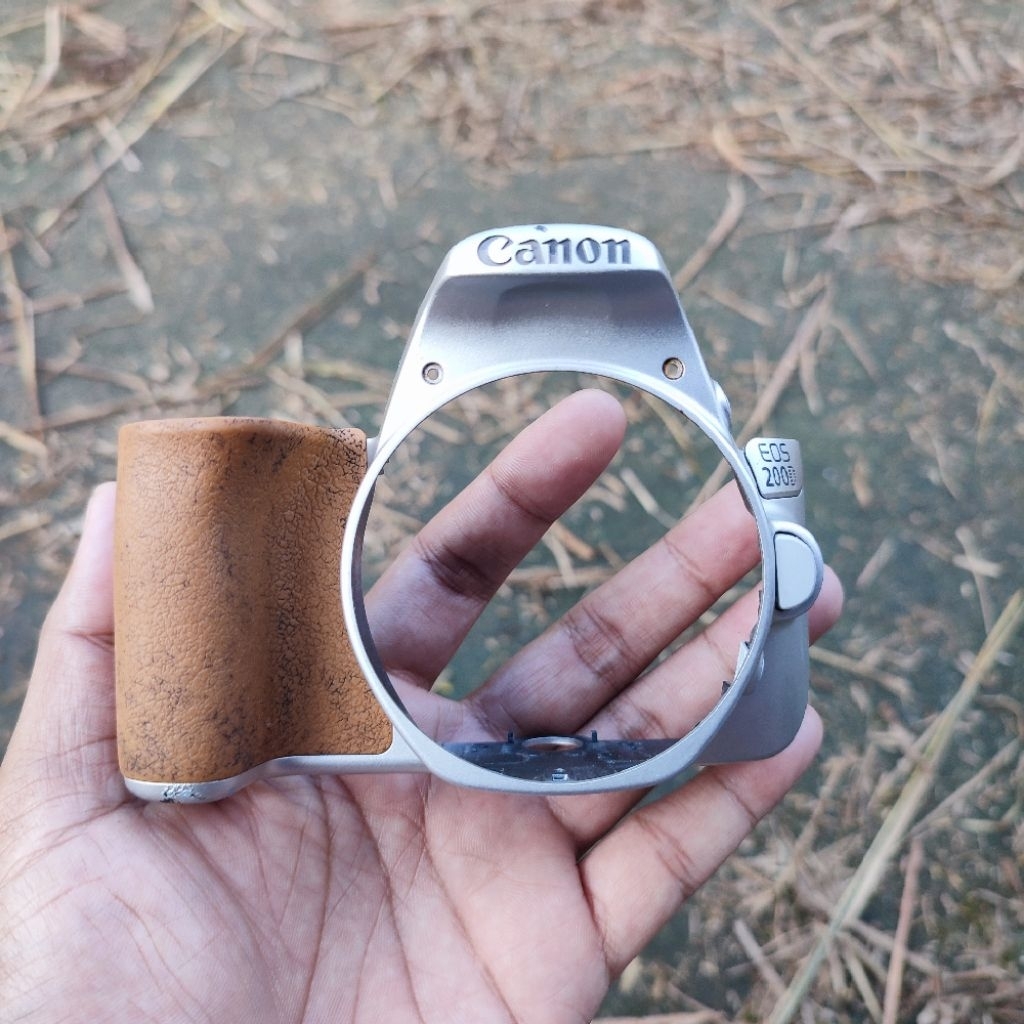 Bodi kofer cover belakang depan set canon 200d 200 d original ada garansi