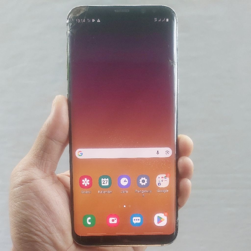 Handphone Hp Samsung Galaxy S8 Plus 4/64 GB NFC Second Eks Resmi Sein Original