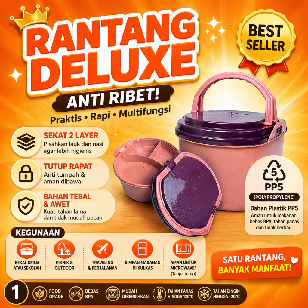 RANTANG DELUXE ; RANTANG 2 TINGKAT ; RANTANG SAMIR ; RANTANG HAJATAN ; RANTANG CANTIK ;RANTANG MURAH