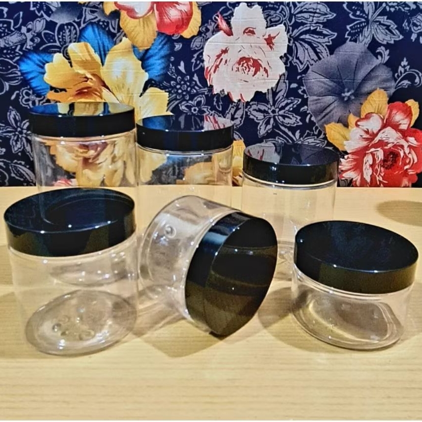 HITAM - TOPLES PLASTIK TABUNG 200 ml 300 ml 400 ml,500 ml,600 ml 700 ml800, - 1300 ml aestetik