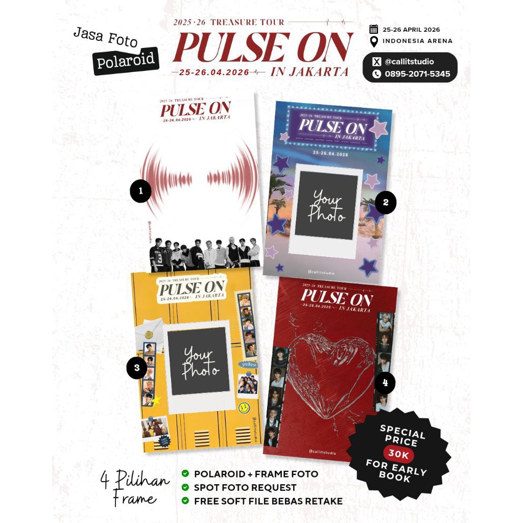Cetak Foto Polaroid Treasure Jakarta (DP)