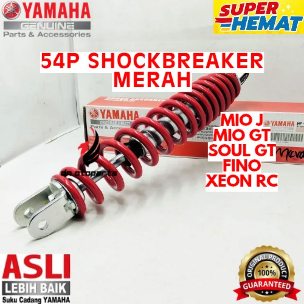 SHOCKBREAKER ORIGINAL YAMAHA KODE 54P MERAH, SHOCKBREAKER MIO J, SHOCKBREAKER MIO GT, SHOCKBREAKER S