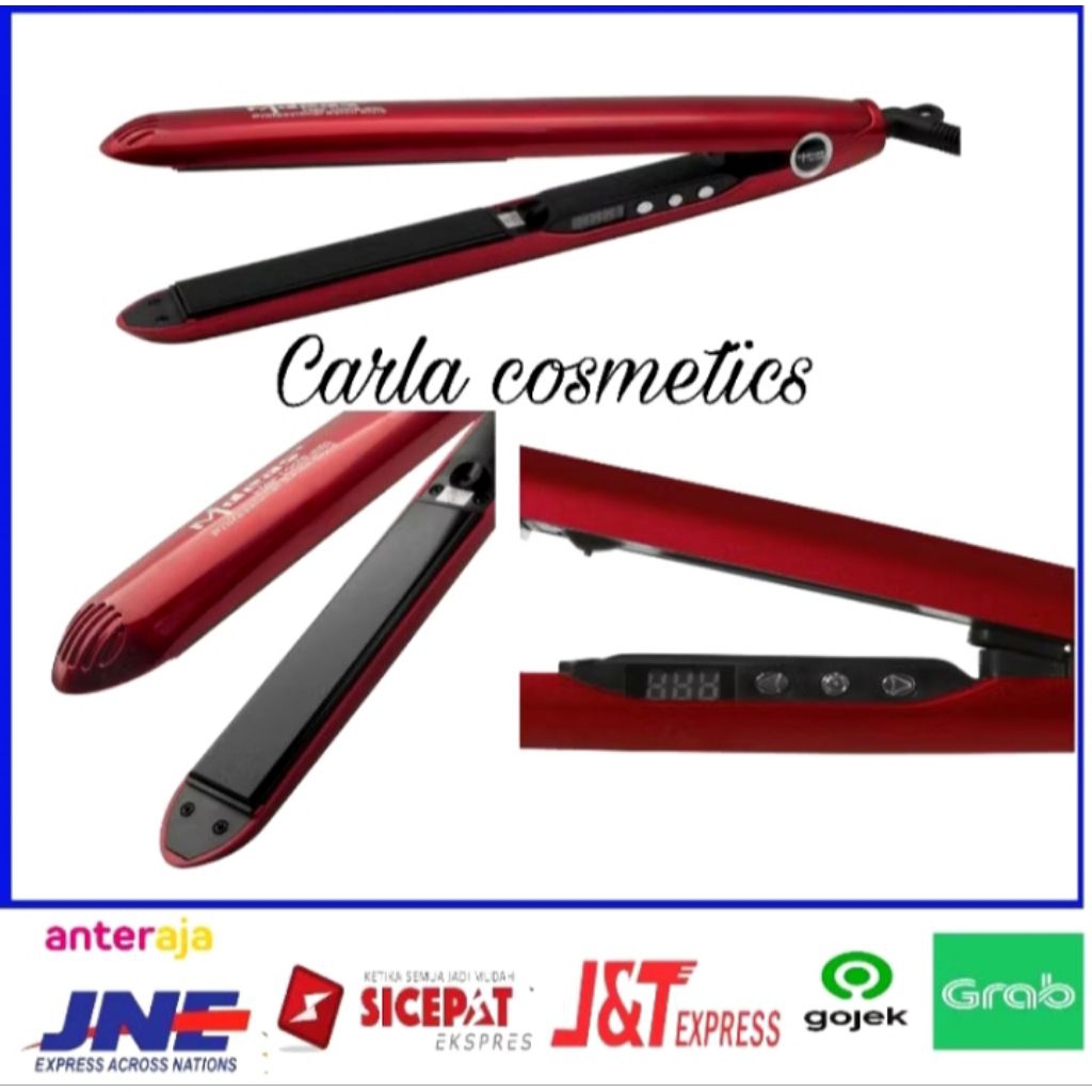 Catokan pelurus rambut mideas multifungsi tourmaline f601+L, catok rambut lurus mideas