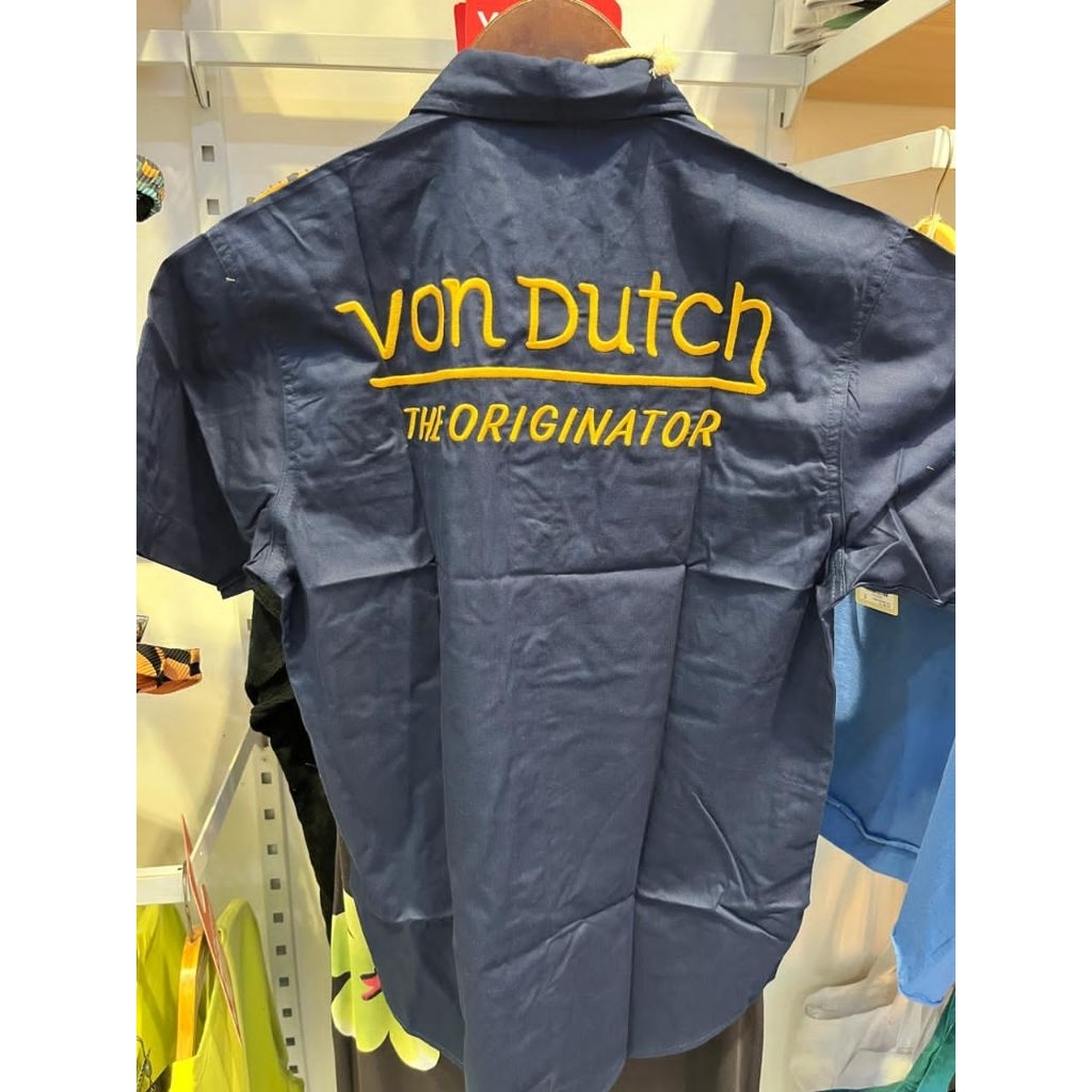 VON DUTCH 1785 WORKSHIRT NAVY BLUE