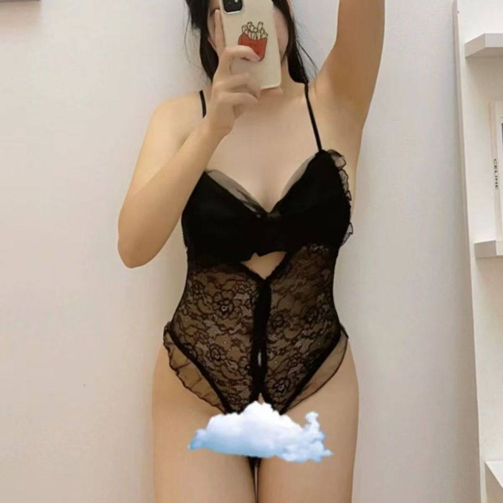 baju tidur sexy big size High Quality Lingerie Set Kimono Jumbo Wanita Sexy+Daster Jumbo + G String