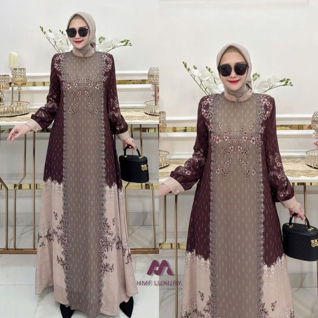 HMF LUXURY SAMEHA DRESS VOL 56 BY HMF LUXURY GAMIS PREMIUM TERBARU
