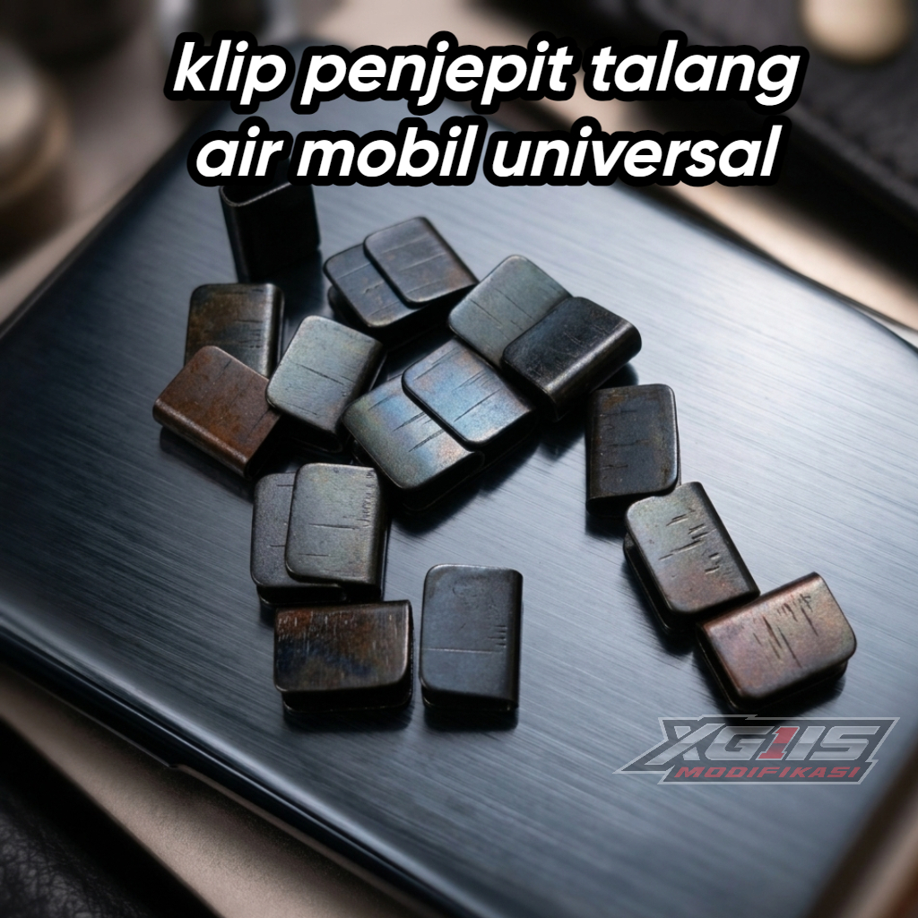 klip penjepit talang air mobil - Klip Plat Besi Penjepit Talang Air Mobil Universal Tebal 1mm Panjan