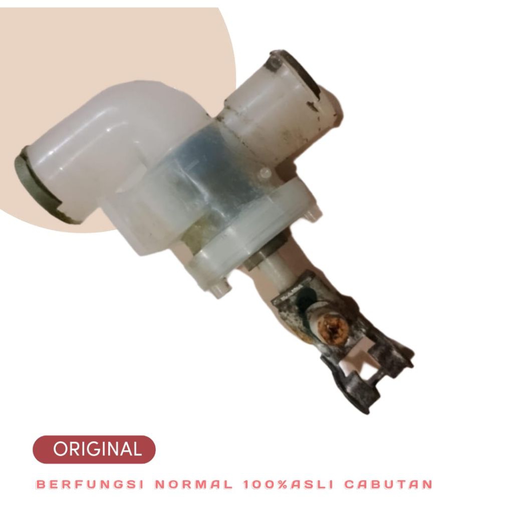 SELENOID WATER INLET SELANG MESIN CUCI LG 1 TABUNG WF-L705TC ASLI CABUTAN