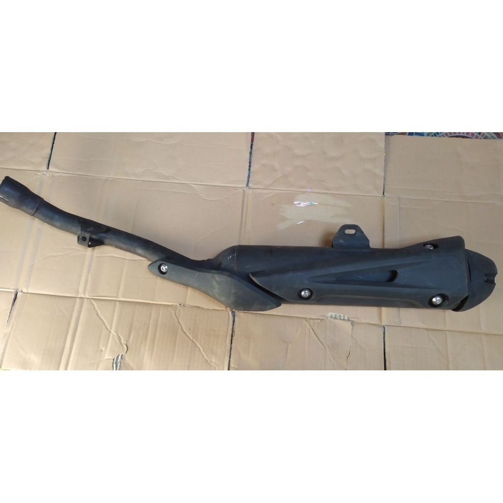 knalpot standar Yamaha wr 155 original copotan