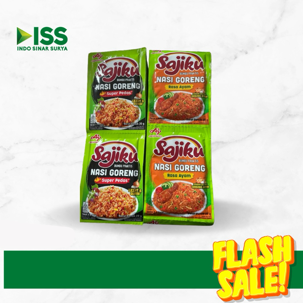 BUMBU PRAKTIS SAJIKU NASI GORENG PEDAS / NASI GORENG AYAM ( 1 RENTENG 10PCS )
