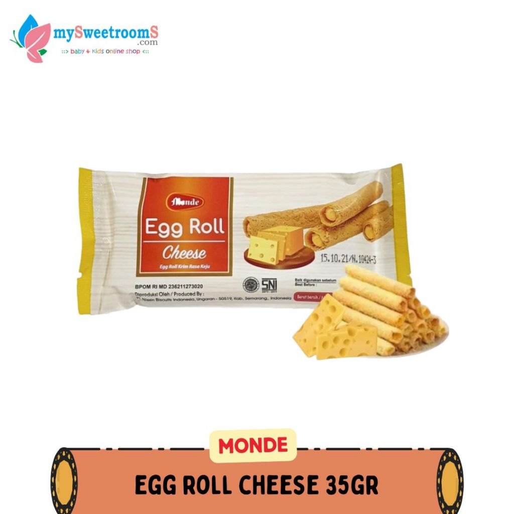 Monde Egg Roll Keju 35gr