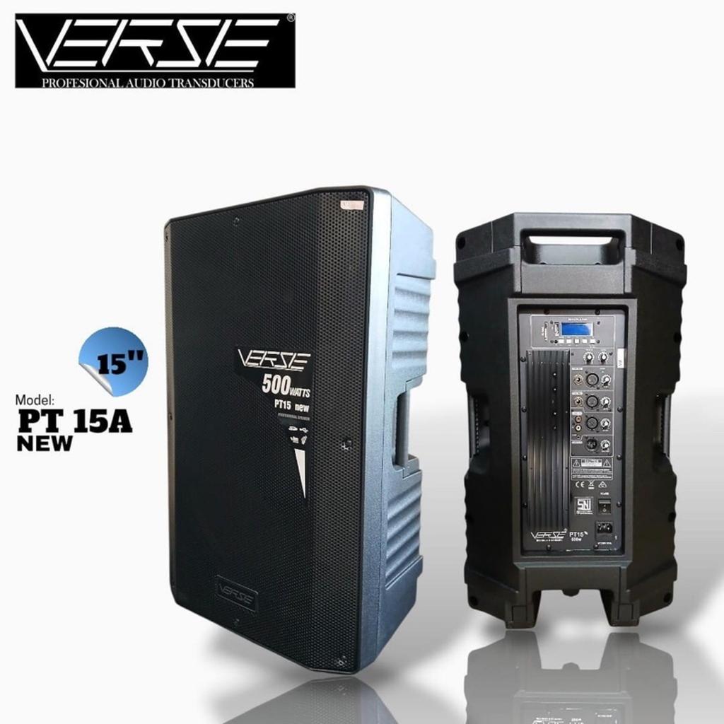 Speaker Monitor Aktif VERSE New PT 15 Inch Bluetooth Power 500 Watt ORIGINAL