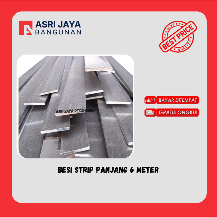 Besi Strip Panjang 6 Meter