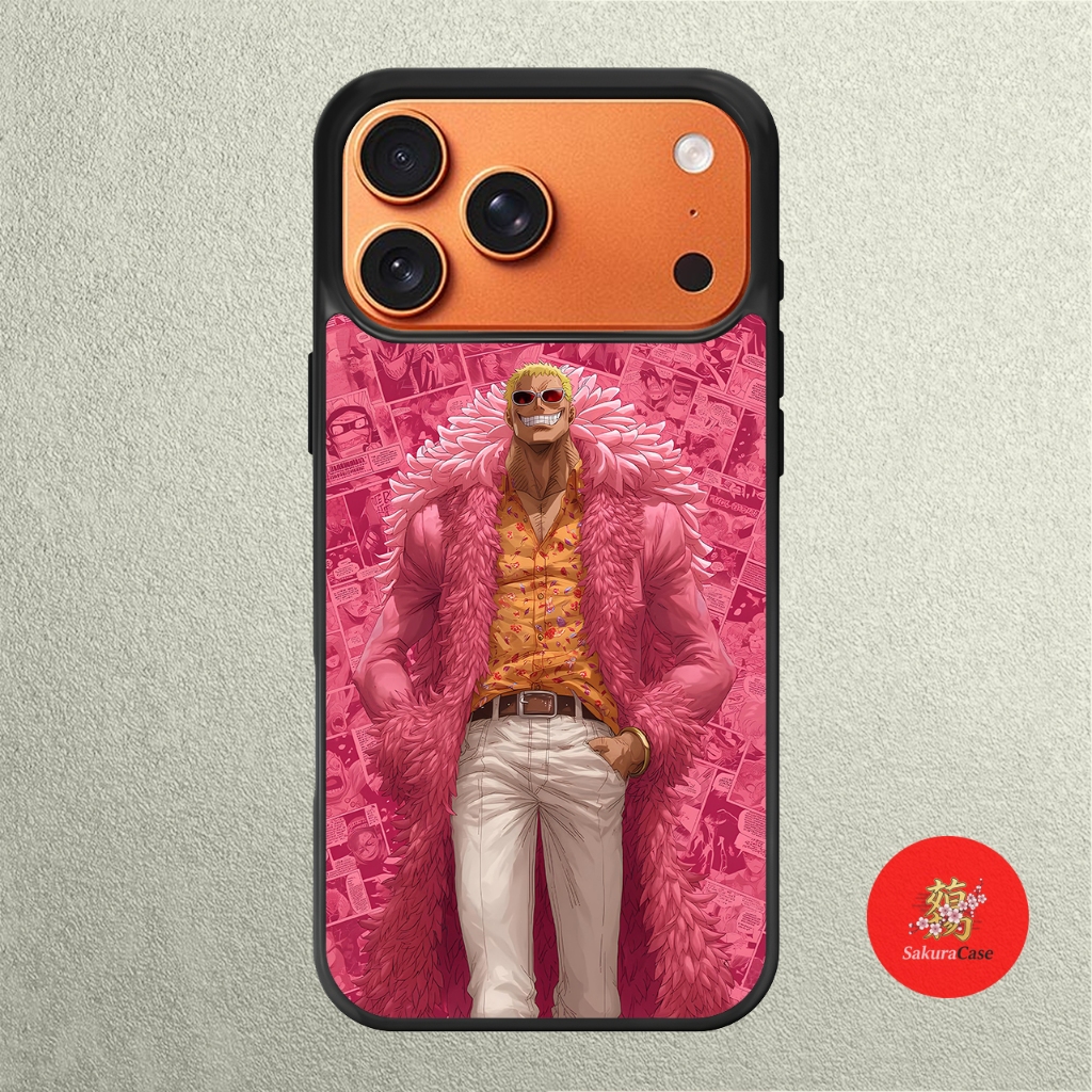 iPhone Case 17 16 15 14 13 12 11 X XR Xs 8 7 6 5 Plus Pro Max Air Softcase DOFLAMINGO OnePiece
